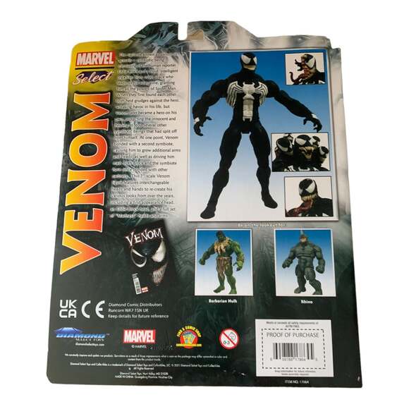 Marvel venom select Tom hardy face black - Picture 3 of 3